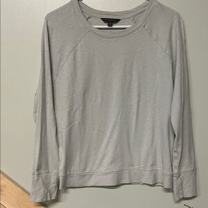 Banana Republic Light Gray Long Sleeve Top